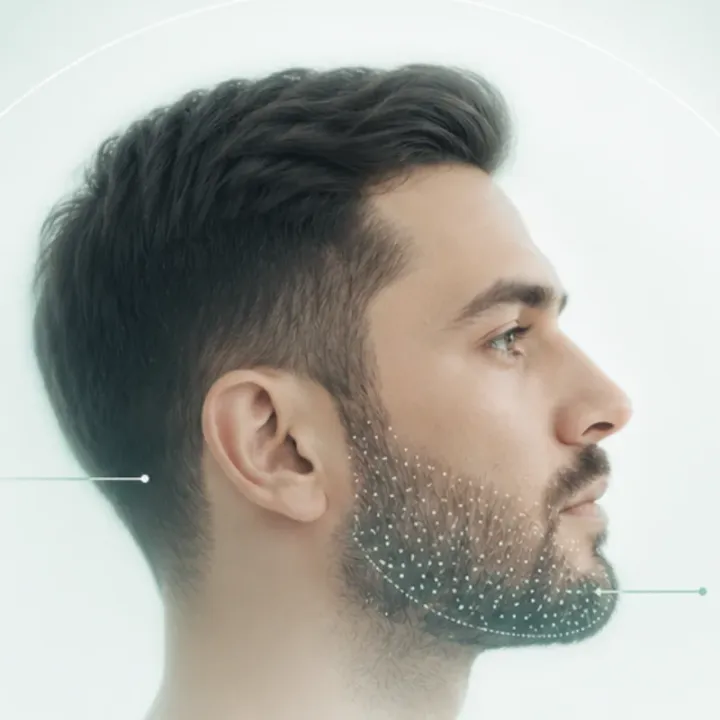 Beard or eyebrow design