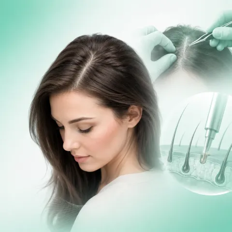 The stages of female pattern hair loss