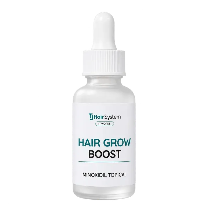 Hair Grow Boost minoxidil topical solution dropper bottle