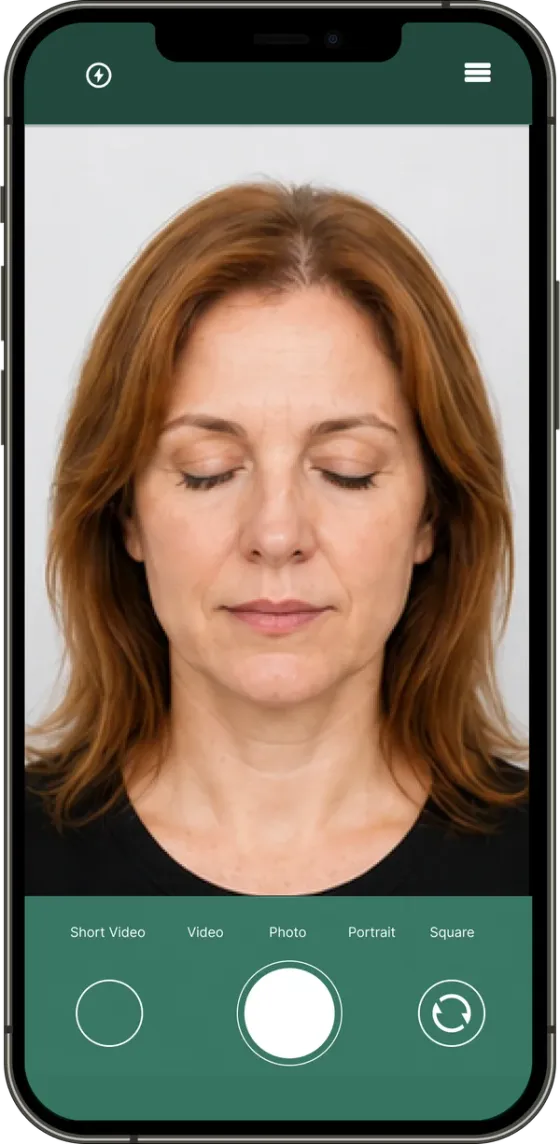 Example: Front hairline, Women