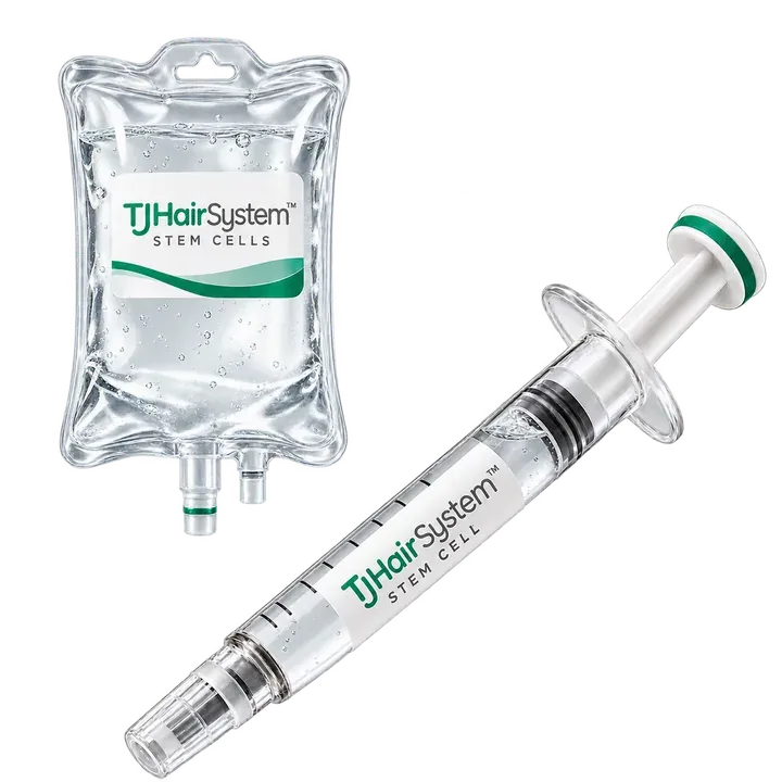 Stem cell bag and syringe